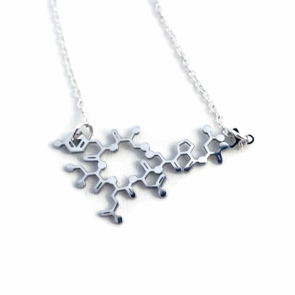 Oxytocin Molecule Necklace
